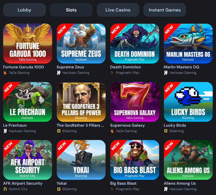 Cocobet Casino Games